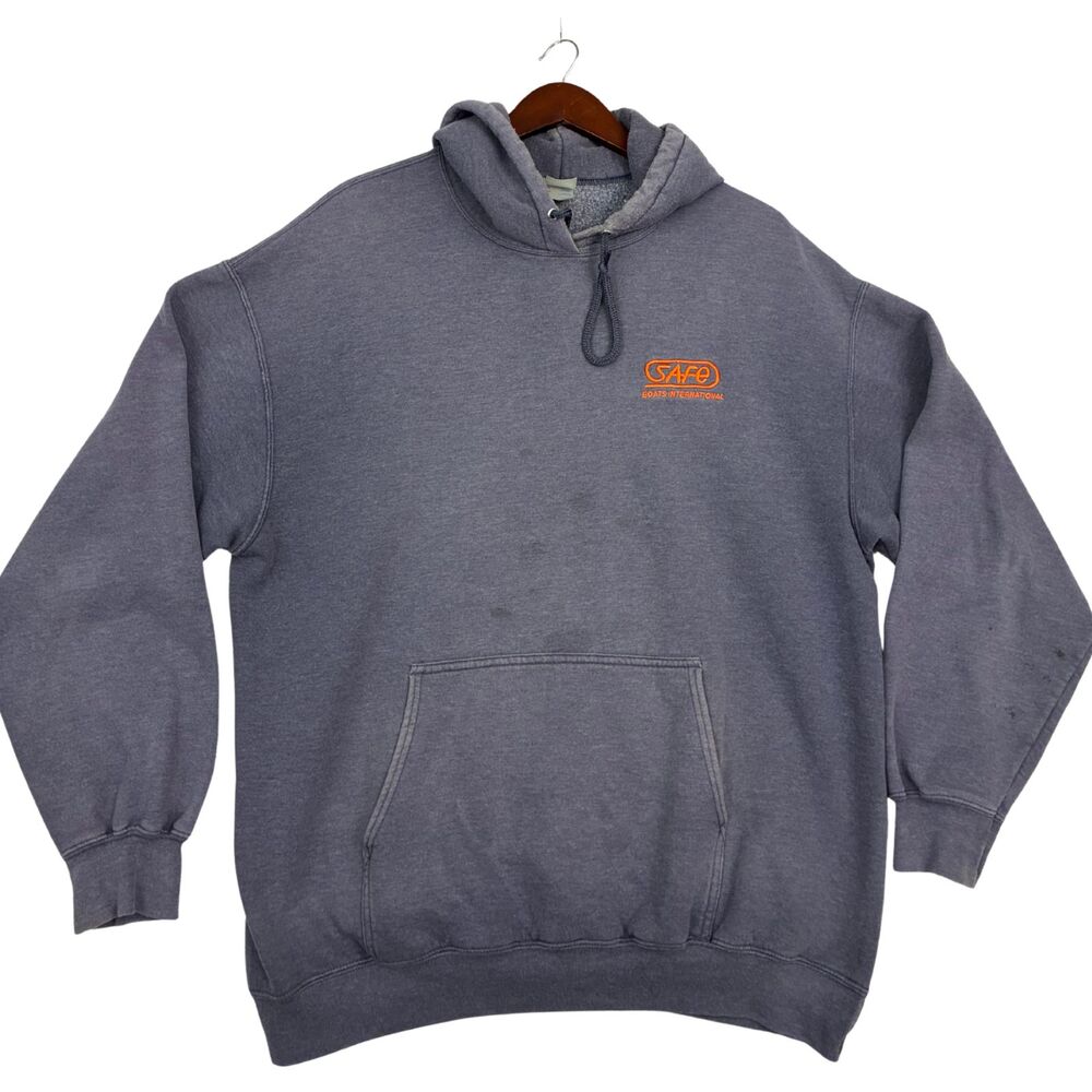 Port & Company SAFO Boats International Hoodie XL Blue Gray Fast Boats Pullover